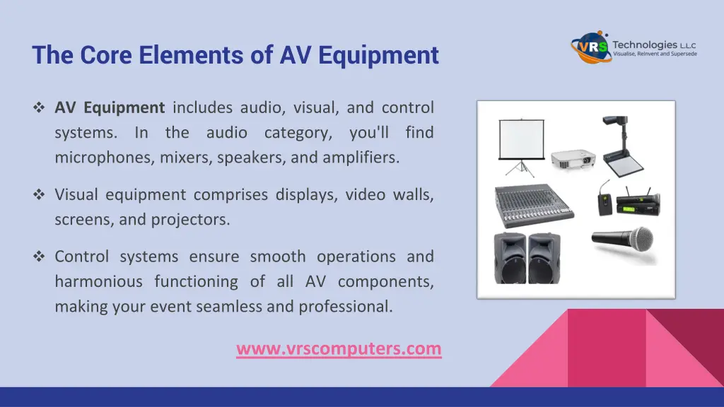 the core elements of av equipment