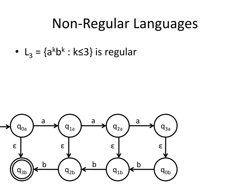 non regular languages 3