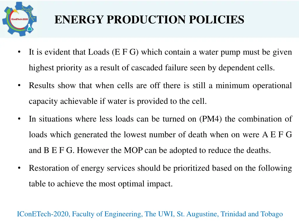 energy production policies