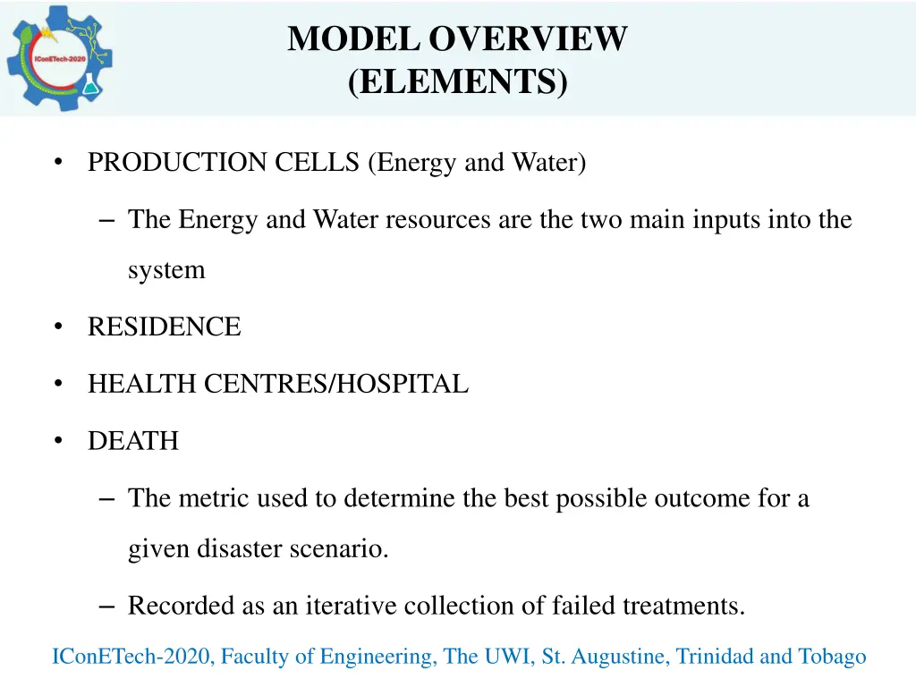 model overview elements