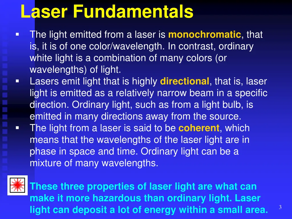 laser fundamentals