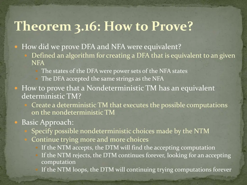 theorem 3 16 how to prove