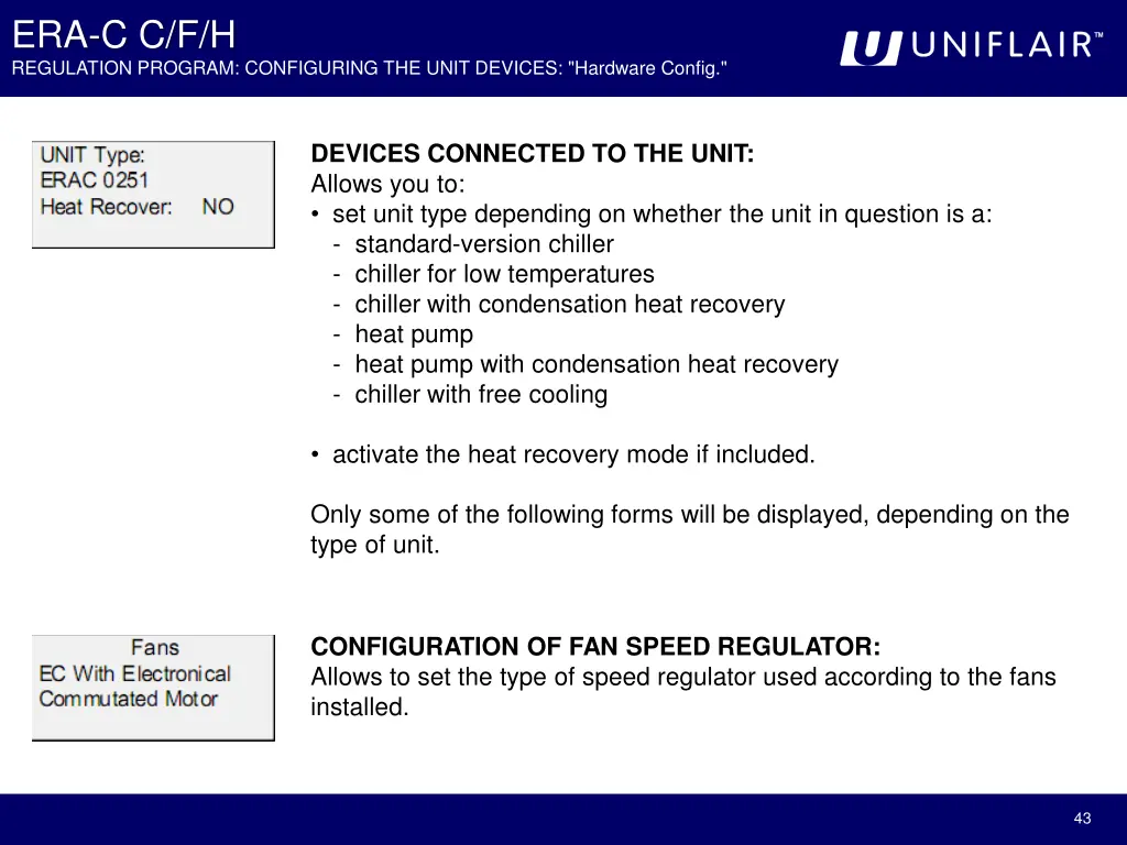 era c c f h regulation program configuring 1