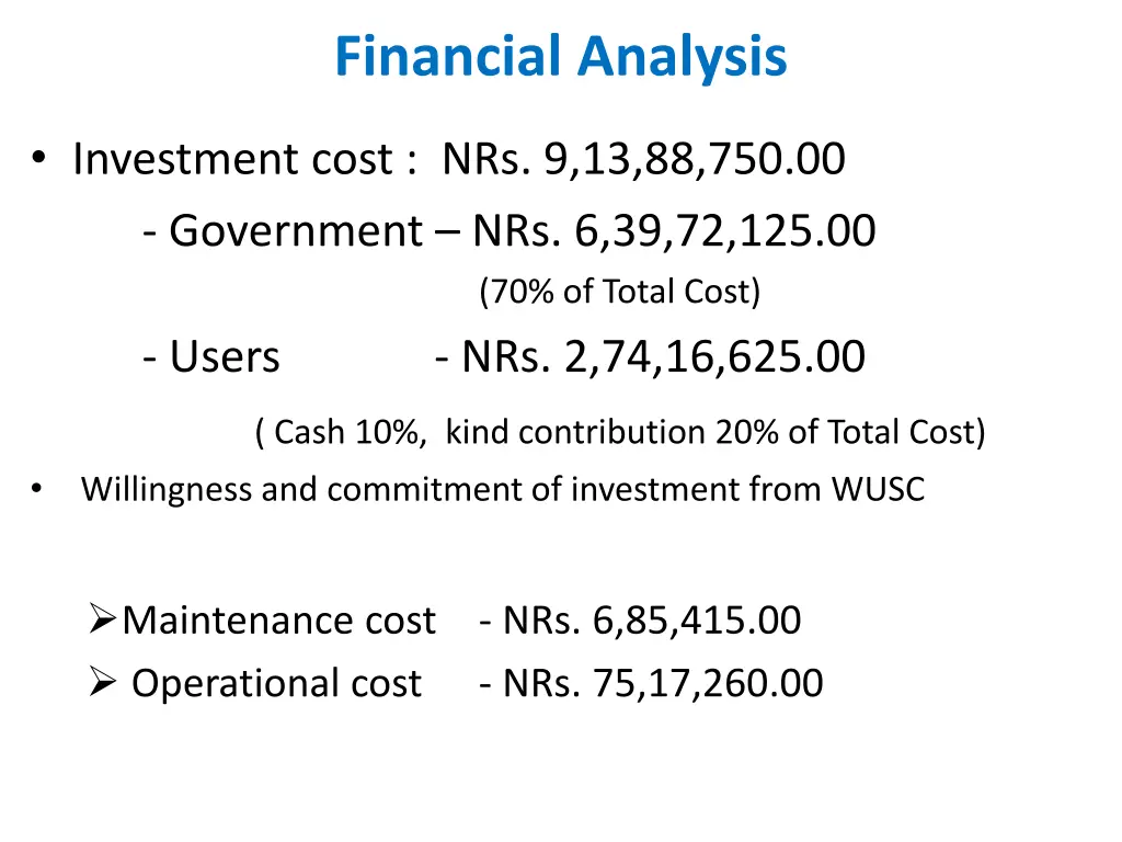 financial analysis