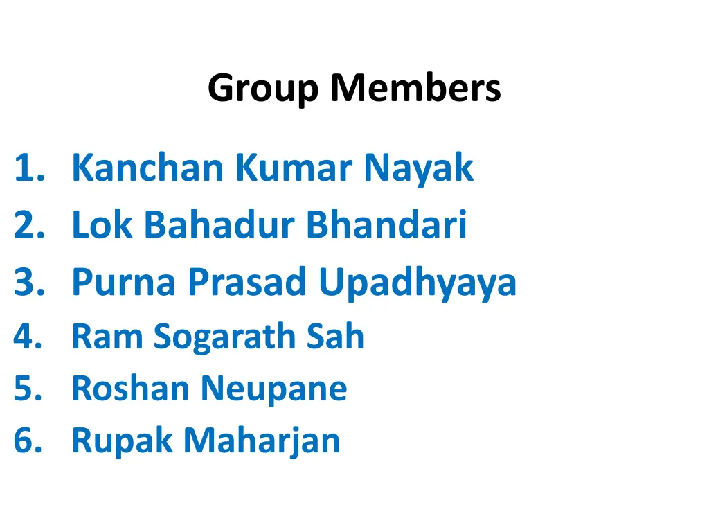 group members