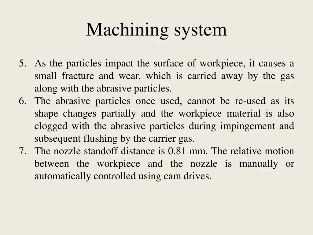 machining system 2