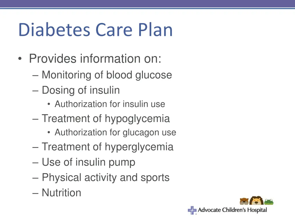 diabetes care plan 1