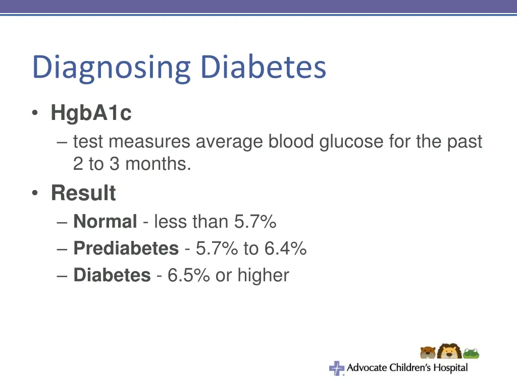 diagnosing diabetes 2