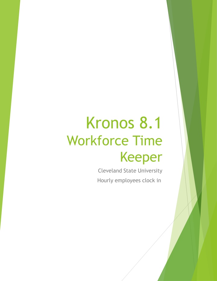 kronos 8 1 workforce time