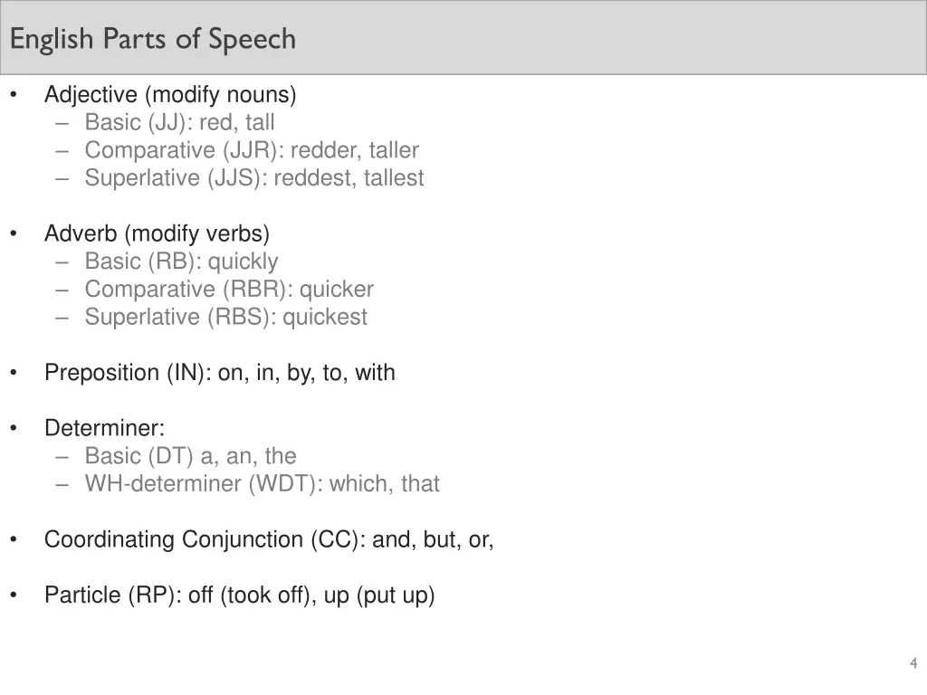 english parts of speech 1