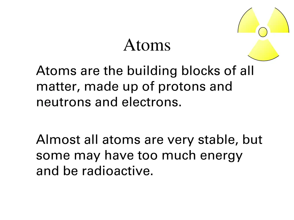 atoms