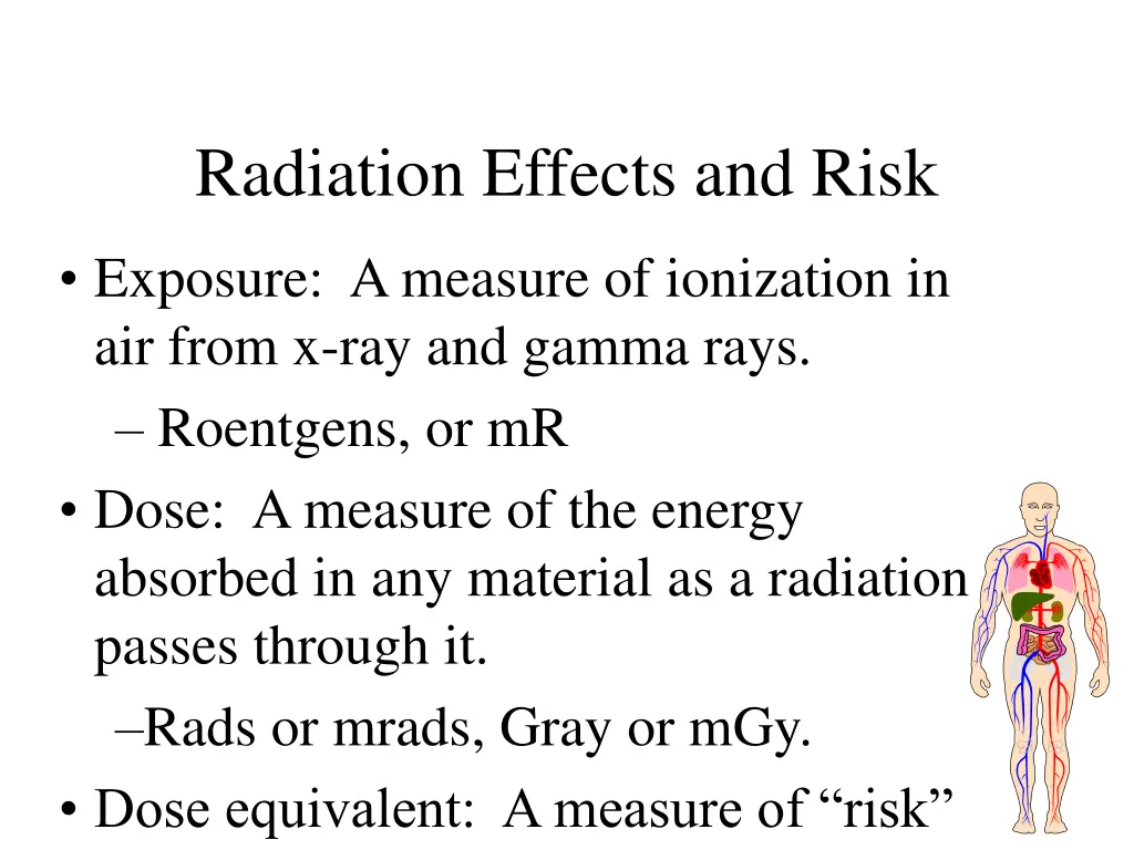 radiation effects and risk