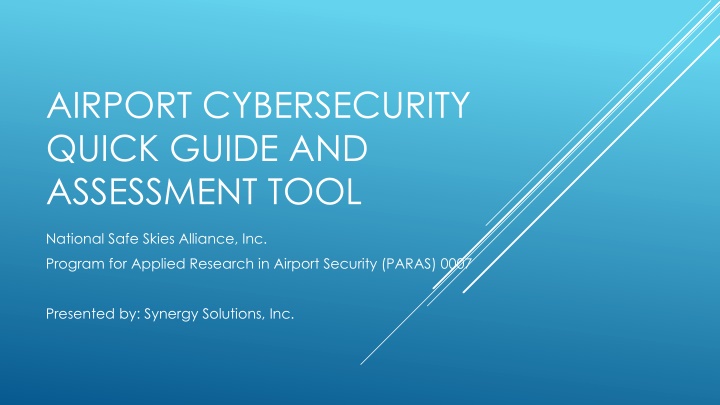 airport cybersecurity quick guide and assessment