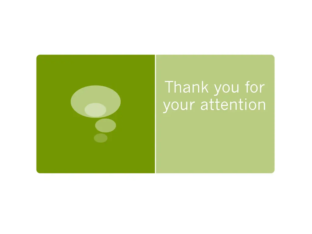 thank you for your attention