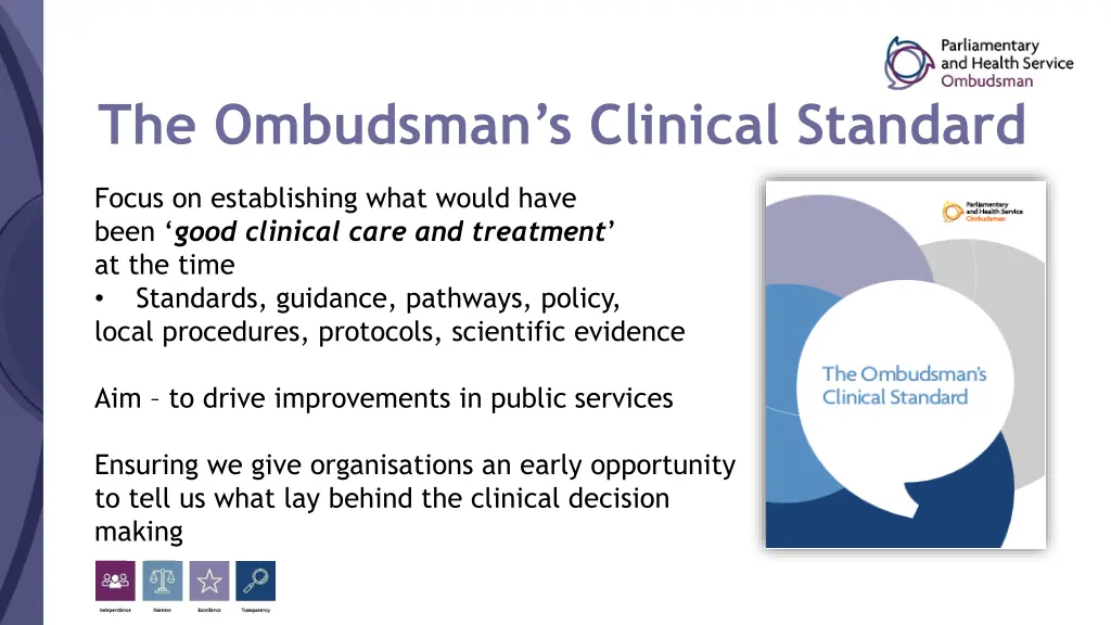 the ombudsman s clinical standard