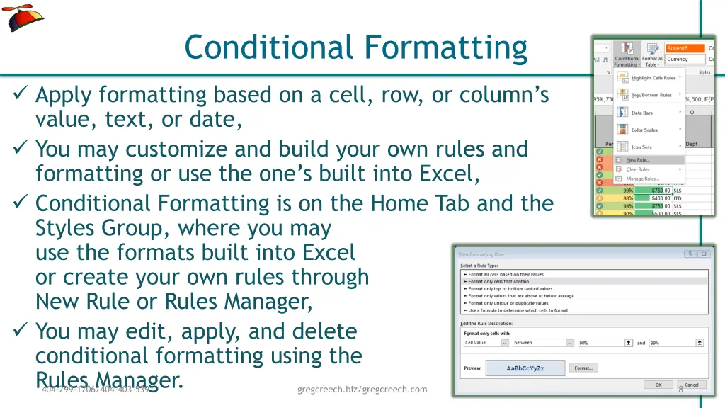 conditional formatting