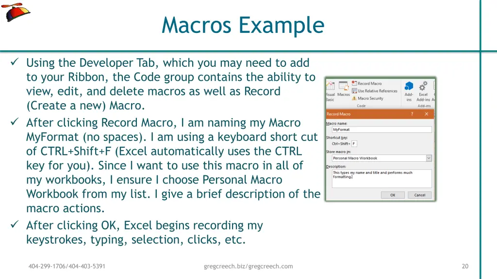 macros example