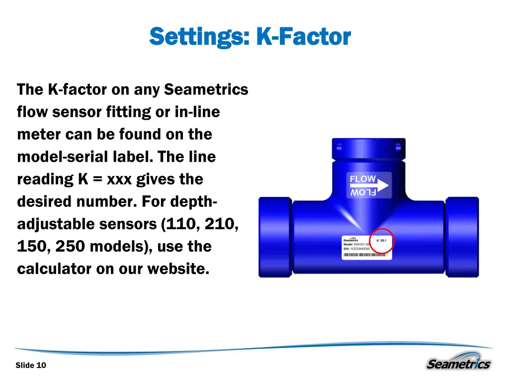 settings k settings k factor 1