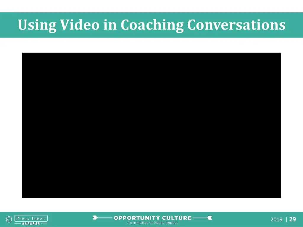 using video in coaching conversations