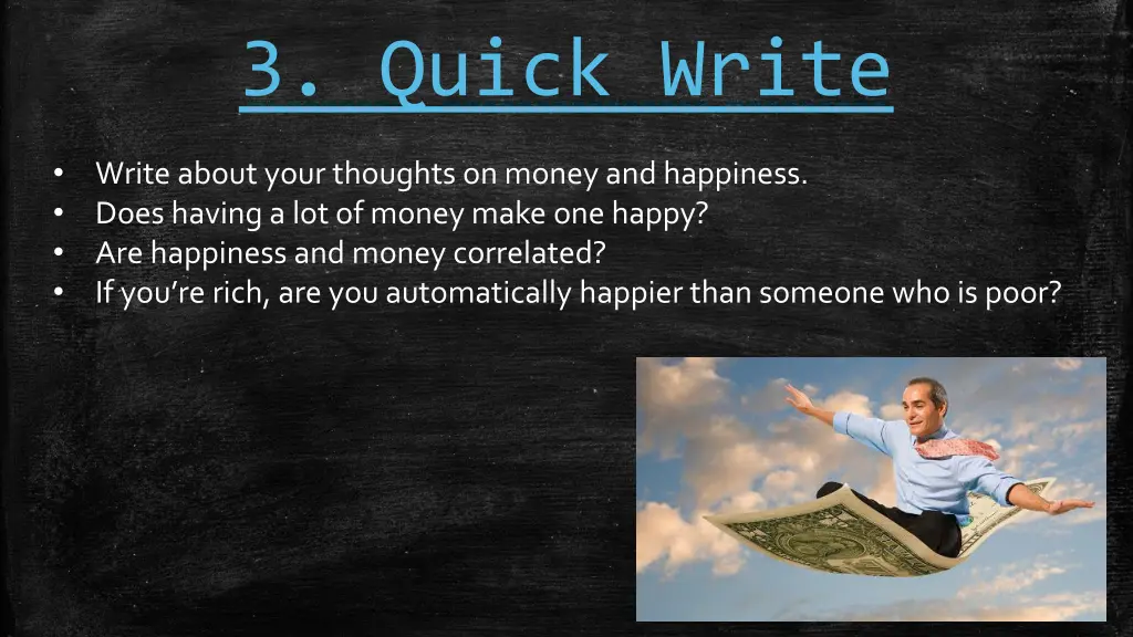 3 quick write