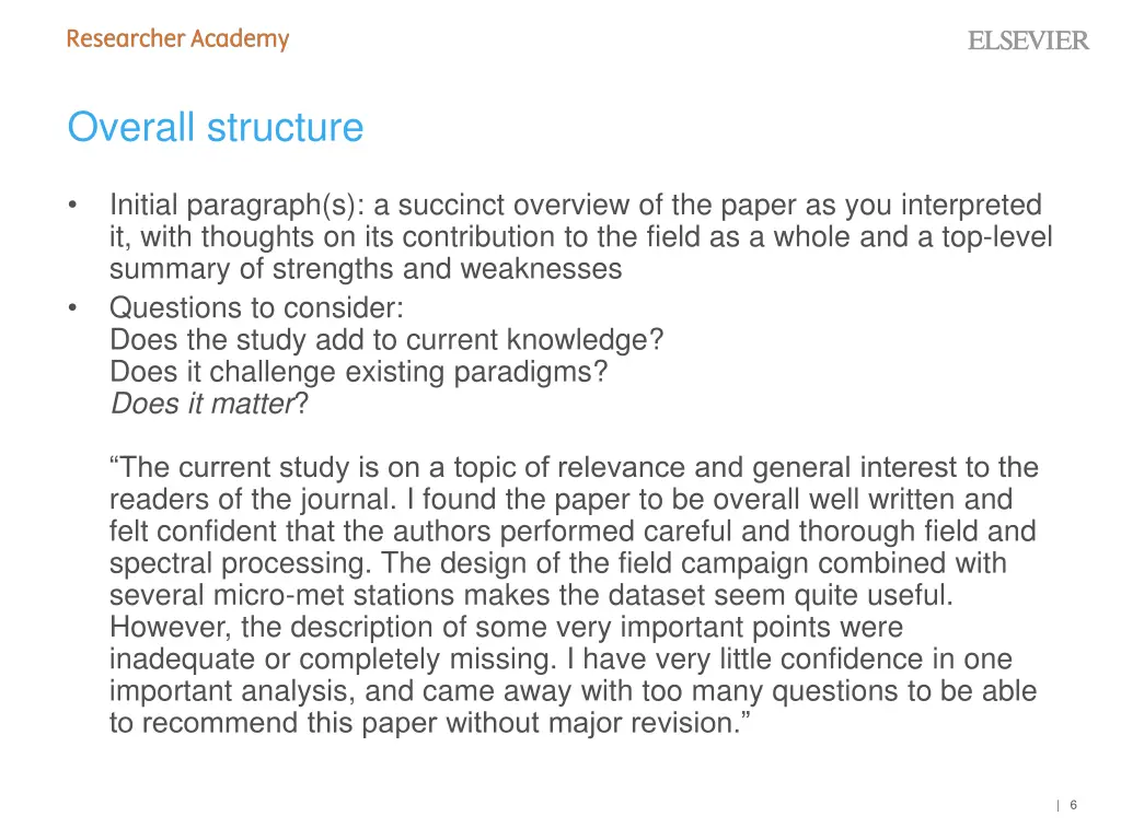 overall structure