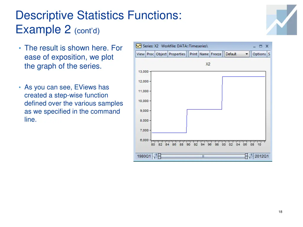 descriptive statistics functions example 2 cont d