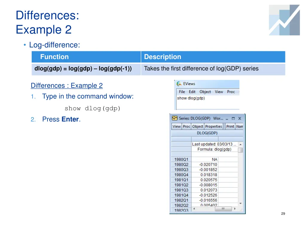 differences example 2