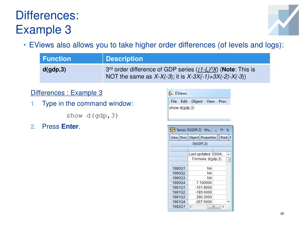 differences example 3