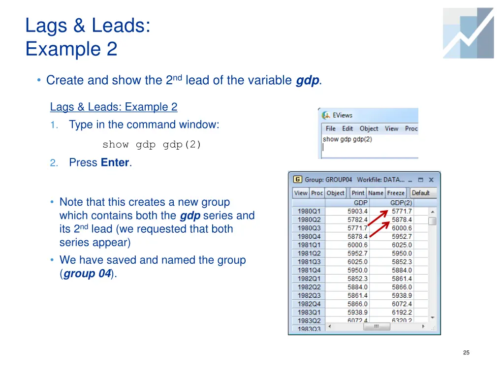 lags leads example 2