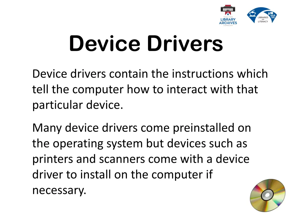 device drivers