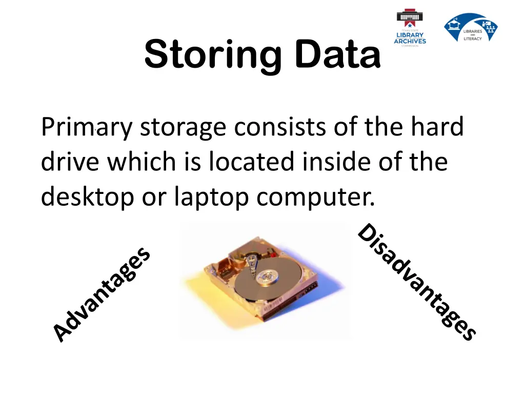 storing data 1