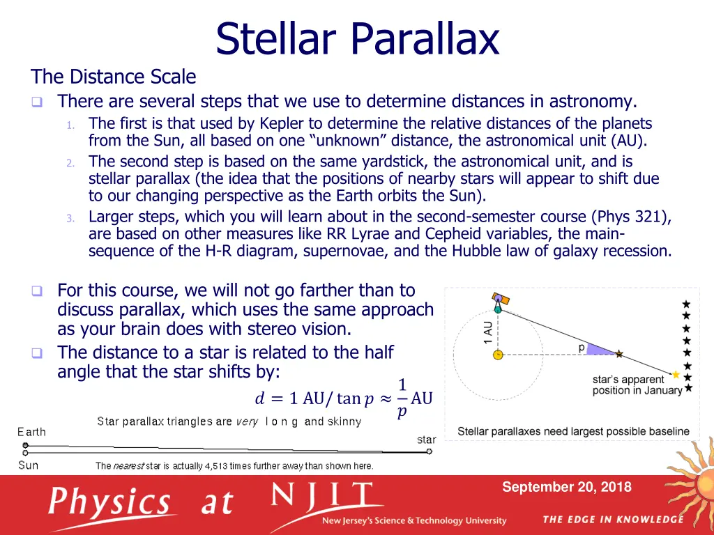 stellar parallax