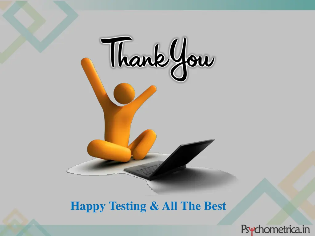 happy testing all the best