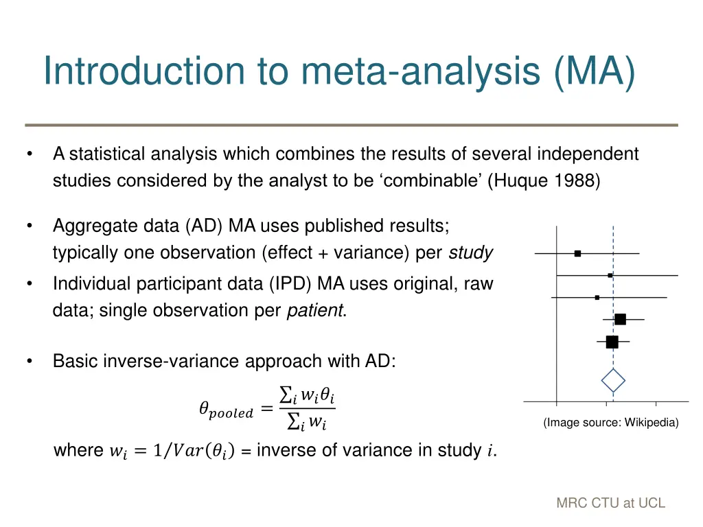 introduction to meta analysis ma