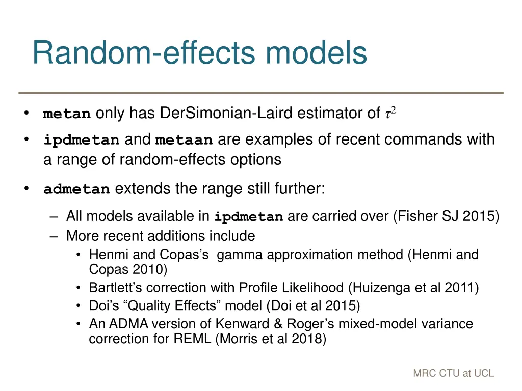 random effects models 1