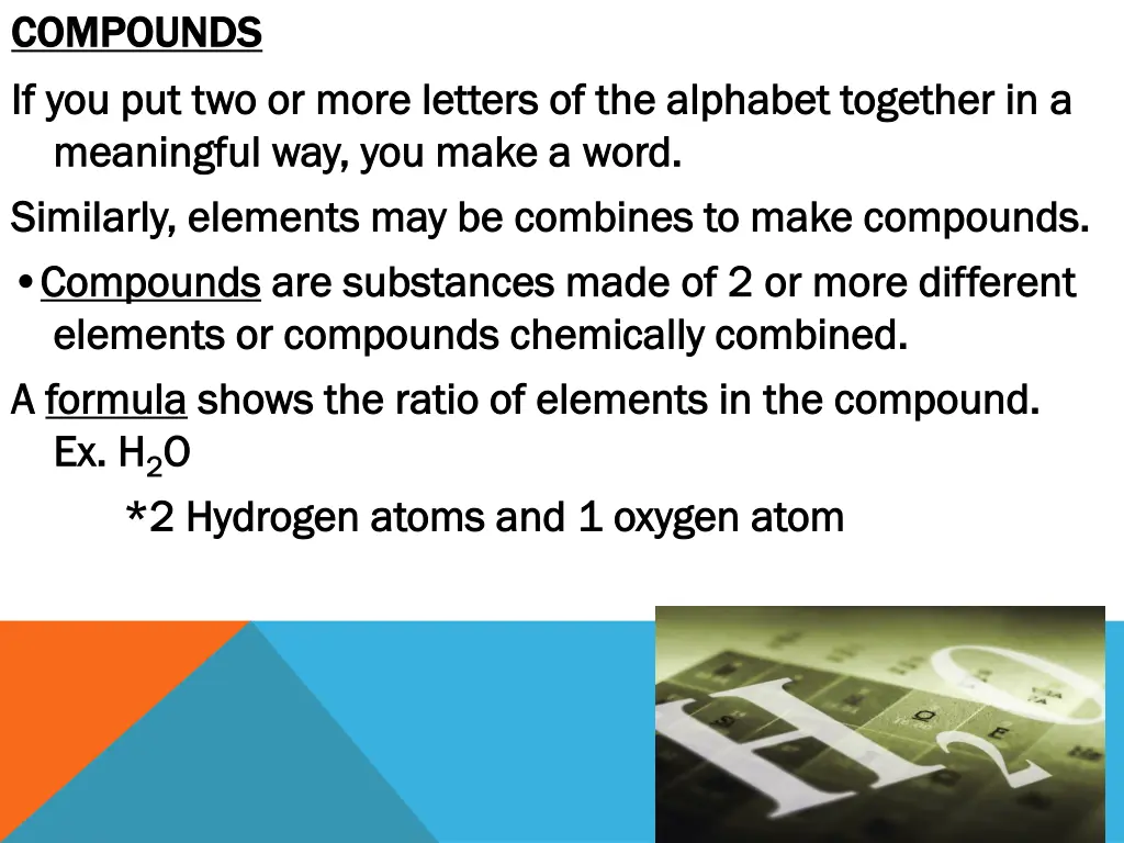 compounds compounds