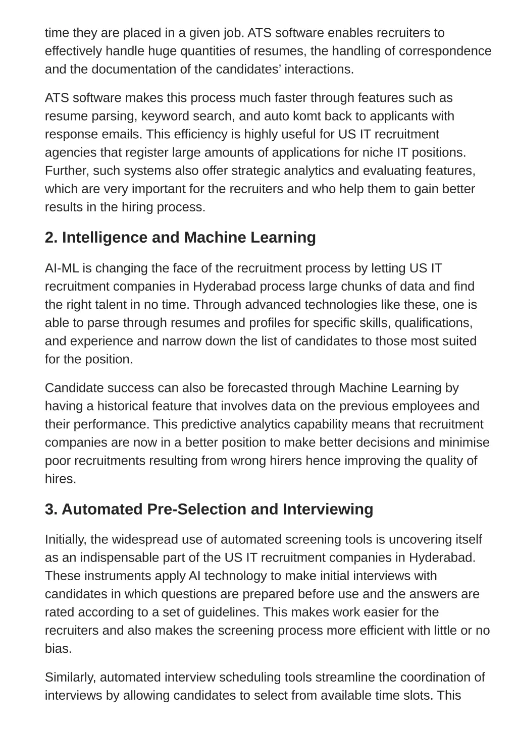 time they are placed in a given job ats software