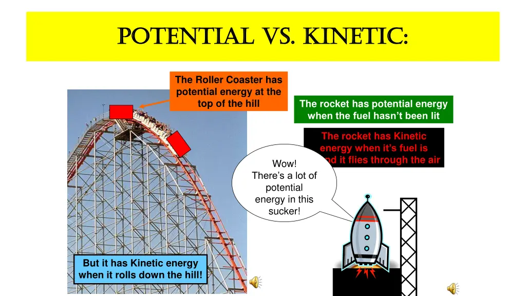 potential vs kinetic potential vs kinetic