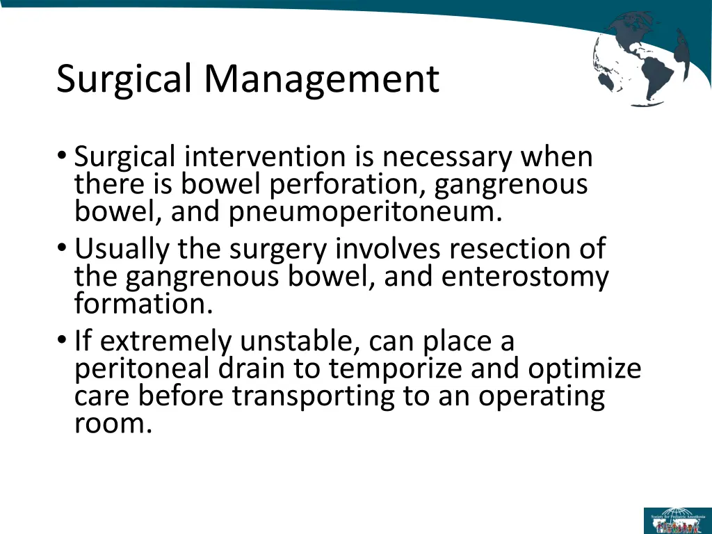 surgical management