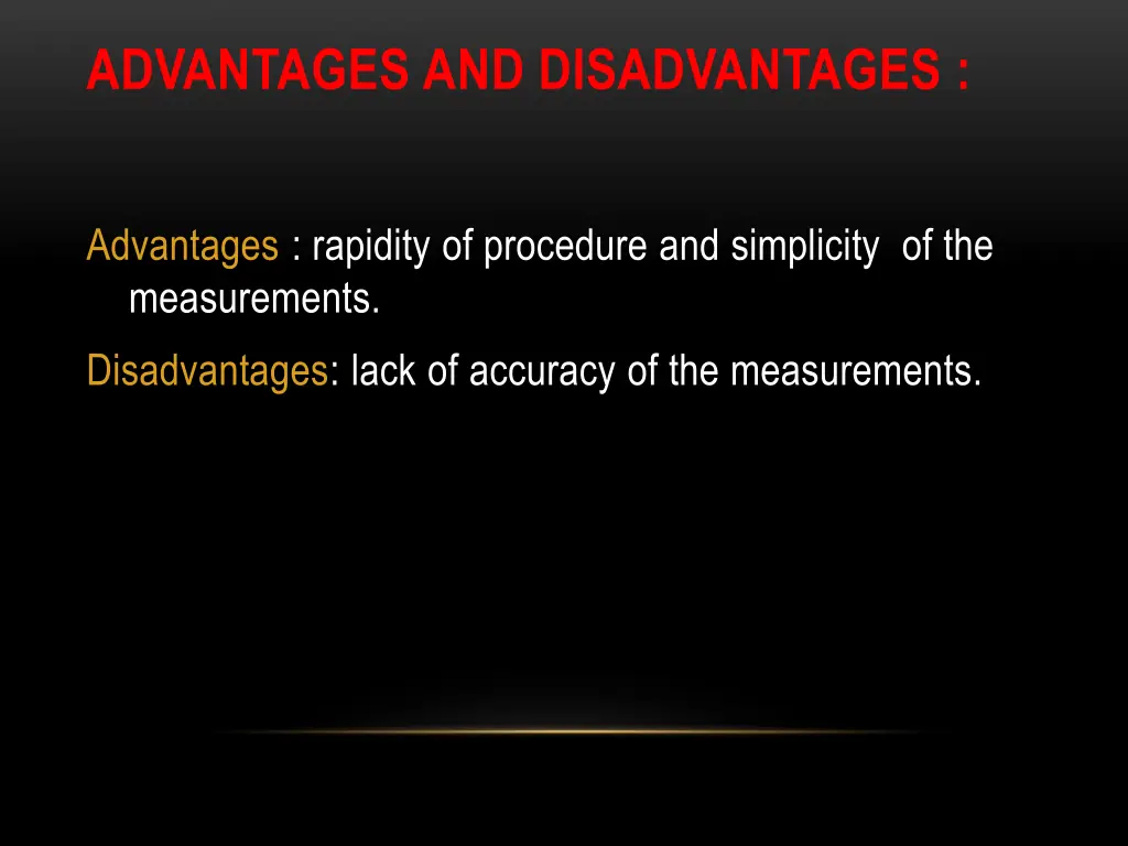 advantages and disadvantages