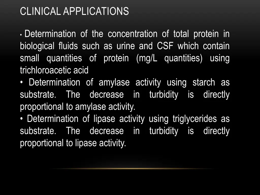 clinical applications