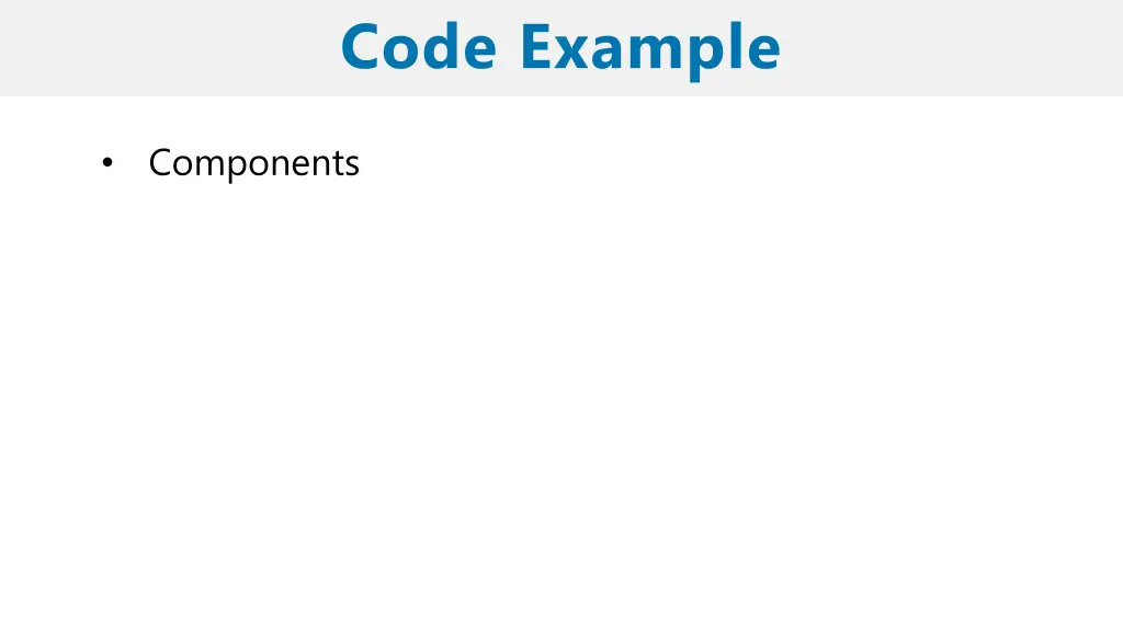 code example 1