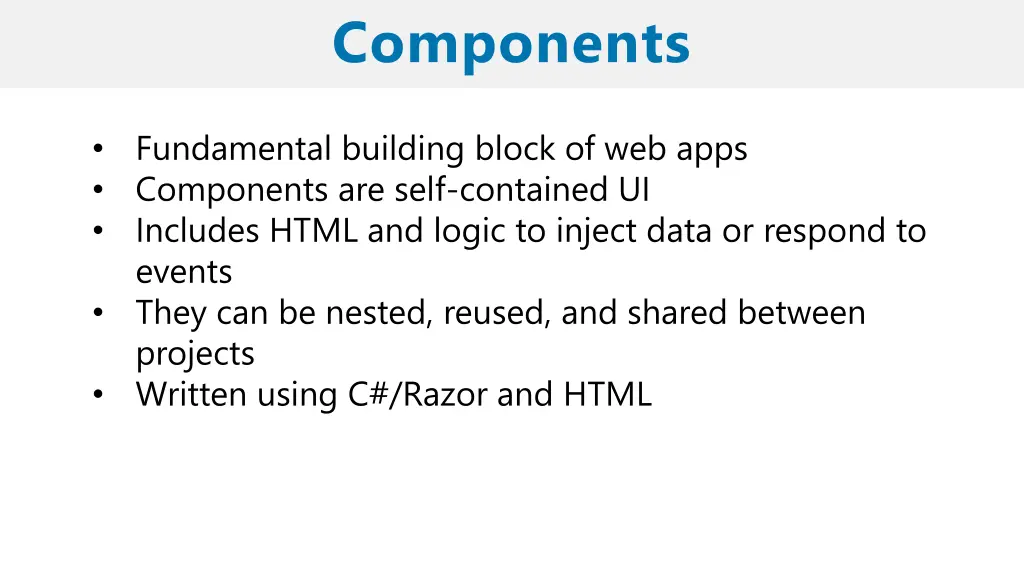 components