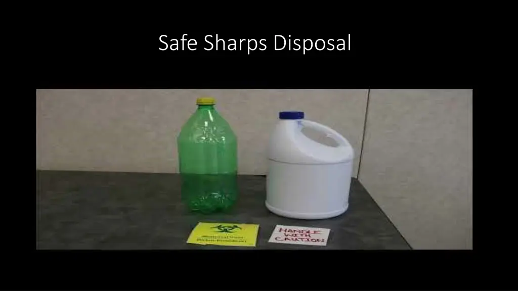 safe sharps disposal