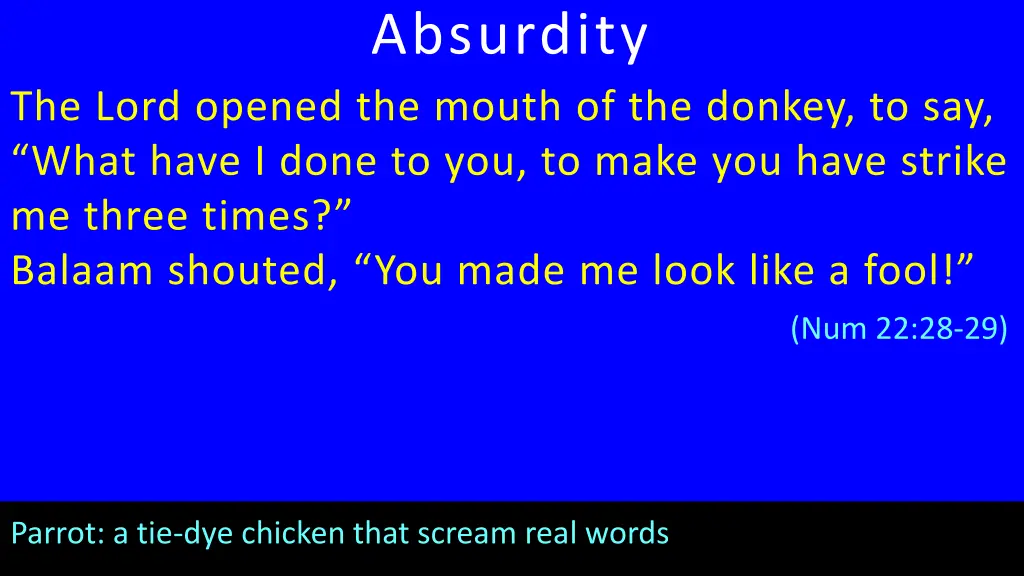 absurdity