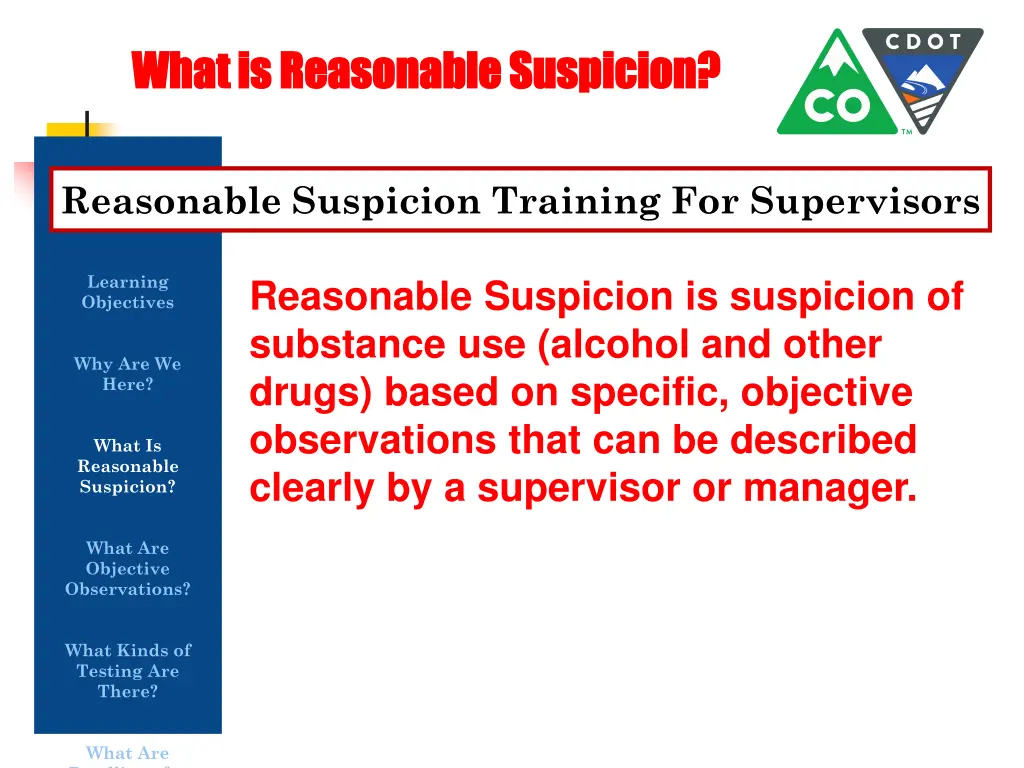 what is reasonable suspicion what is reasonable