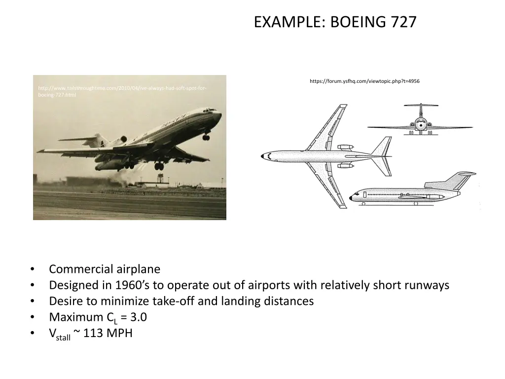 example boeing 727