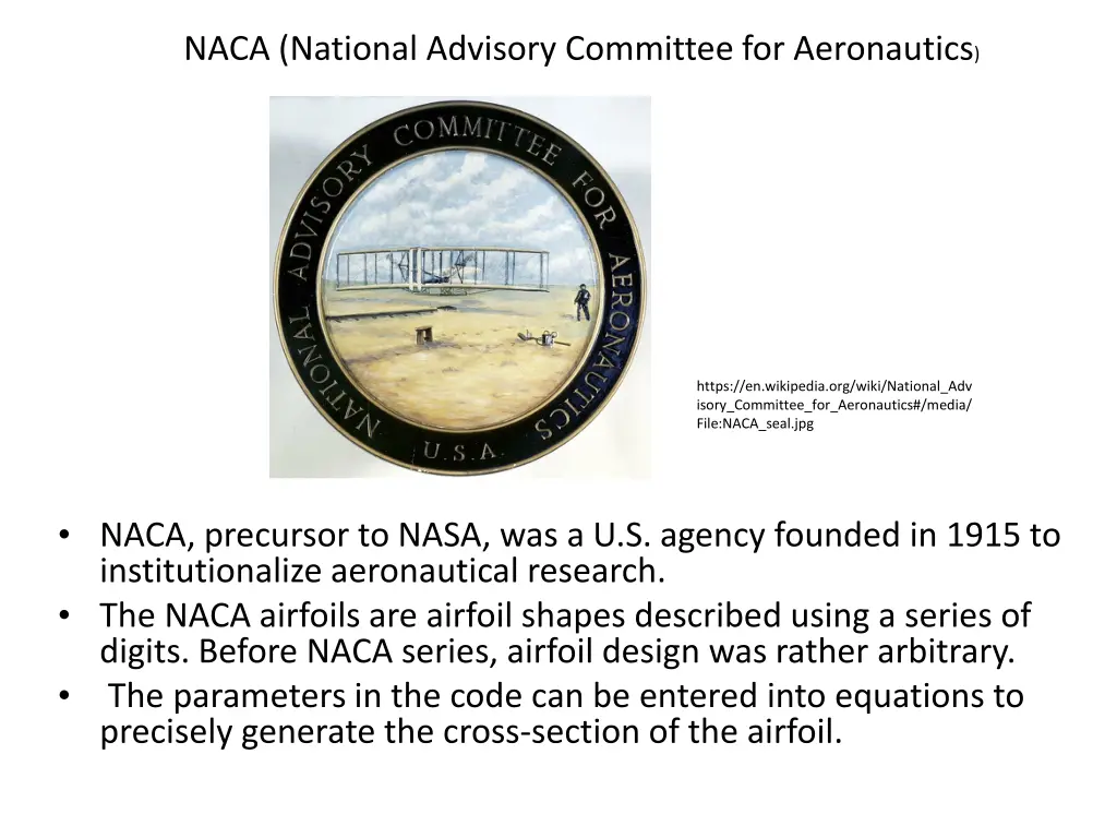 naca national advisory committee for aeronautics