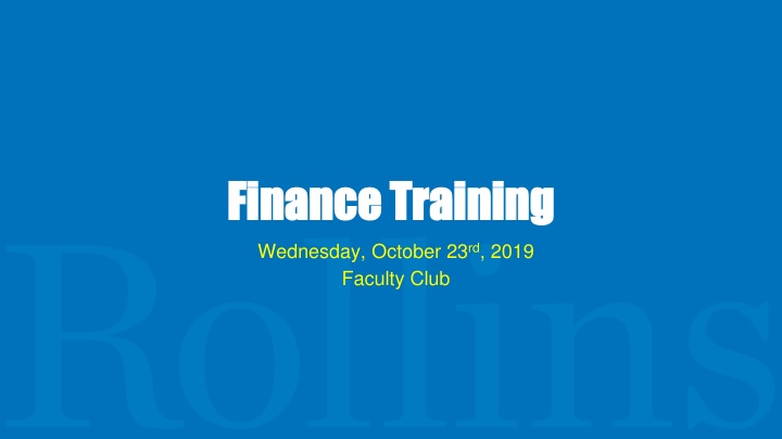 finance training finance training