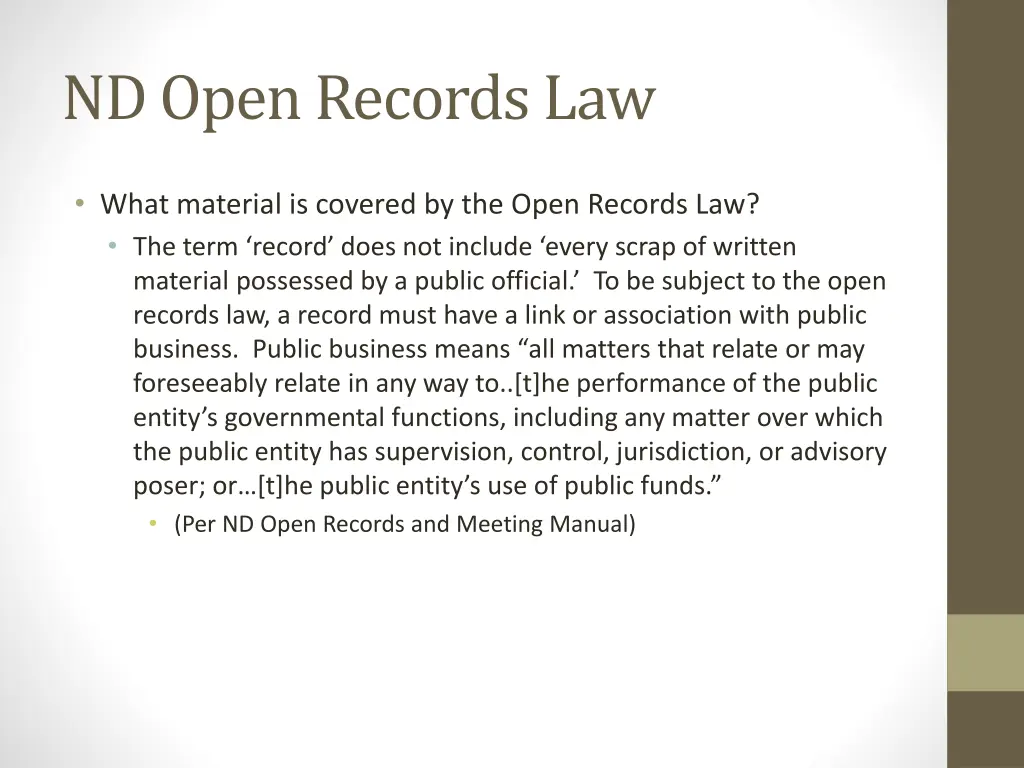 nd open records law 1